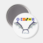 De Masterfull Marlin Jumping GameFish Magneet (Voorkant / Achterkant)