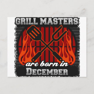 De masters van de Grill zijn geboren in december B Briefkaart