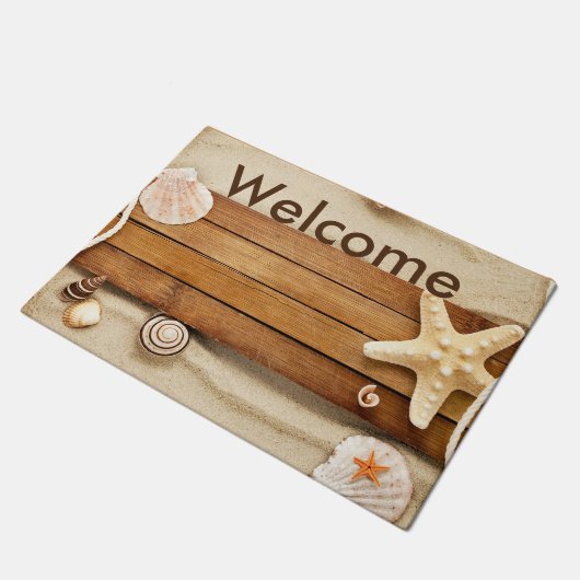 De Mat van de Deur van het Strand van de "zonnige (Schuin)
