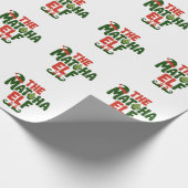 De Matcha Elf Grappige Kerst Matcha Drank Cadeaupapier (Hoek)