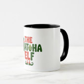 De Matcha Elf Grappige Kerst Matcha Drank Mok (Voorkant rechts)