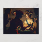 De Matchmaker - Gerrit Van Honthorst Briefkaart (Voorkant)