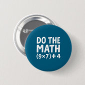 De Math 67 Meme Six Seven Ronde Button 5,7 Cm (Voorkant /achterkant)