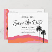 De Matig van de SPRingen van het palm sparen het B Briefkaart (Voorkant / Achterkant)