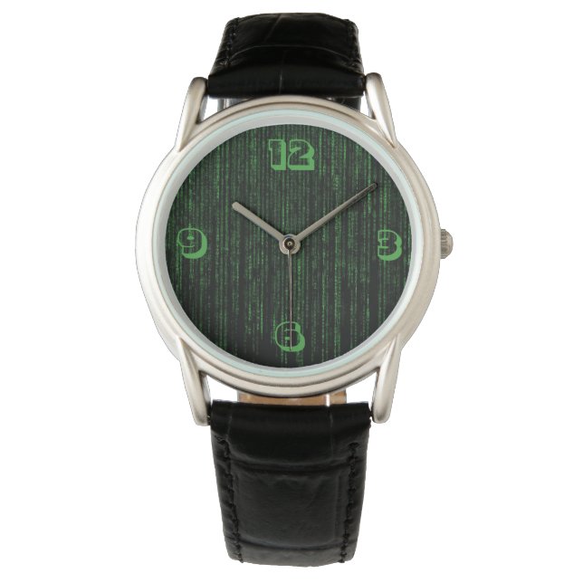 De matrix horloge (Voorkant)