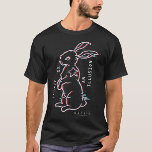 De Matrix Resurrections White Rabbit 3D Logo T-Sh T-shirt