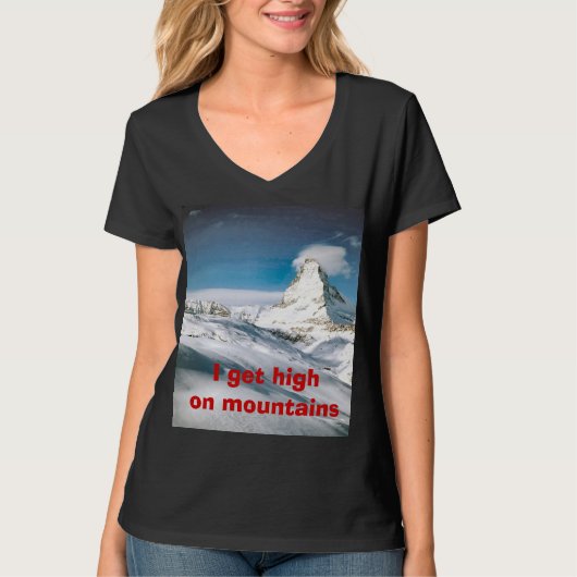 De Matterhorn beklimmen T-shirt (Voorkant)