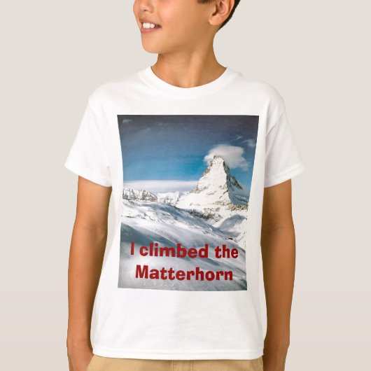 De Matterhorn beklimmen T-shirt (Voorkant)