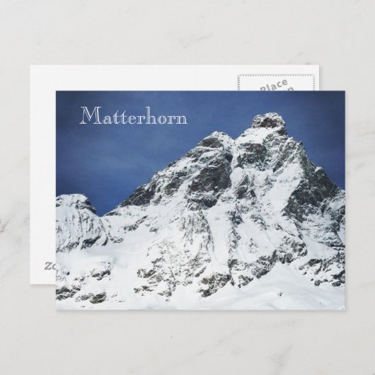 De Matterhorn Briefkaart (Voorkant / Achterkant)