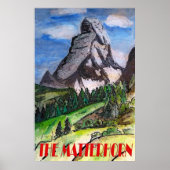 De Matterhorn Poster (Voorkant)