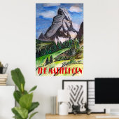 De Matterhorn Poster (Thuiskantoor)