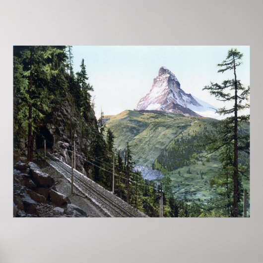 De Matterhorn Poster (Voorkant)