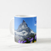 De Matterhorn Switzer Travel Souvenir Koffiemok (Voorkant links)