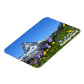 De Matterhorn Switzer Travel Souvenir Magneet (Linkerzijde)