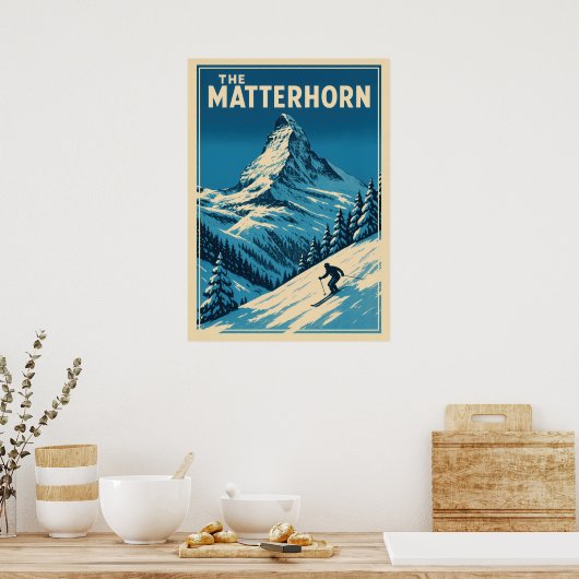 De Matterhorn V01 Poster (Keuken)