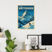 De Matterhorn V01 Poster (Thuiskantoor)