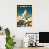 De Matterhorn V02 Poster (Thuiskantoor)