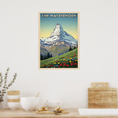 De Matterhorn V04 Poster (Keuken)