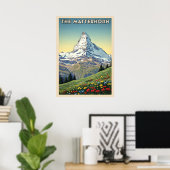 De Matterhorn V04 Poster (Thuiskantoor)