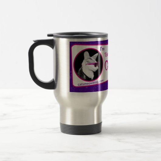 De Mauw Blog Travel Mug van de Kat Reisbeker (Links)