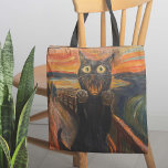 De Mauw Tote Bag<br><div class="desc">The Meow Canvas tas - Introductie van "The Scream Cat" canvas tas, een pure sonalized twist op Munch's classic scream! Afbeelding een kat met afgeworpen kaken en wijde ogen, die een miauw-tastische schreeuw ontketent die zowel hilarisch als iconisch is. Tegen een achtergrond van wervelende chaos, dit meesterwerk ontmoet meowsterpiece is...</div>
