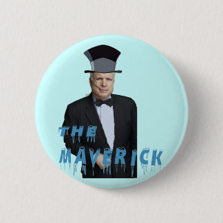 De Maverick Funny McCain Knop Ronde Button 5,7 Cm