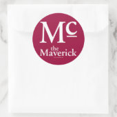 De Maverick Sticker (Tas)