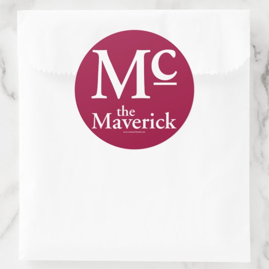 De Maverick Sticker (Tas)