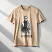 De Maverick Stijlvolle Mannen | Vet Minimalis T-shirt