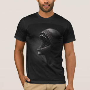 De Maw de Merrier - Gotische beeldende kunst T-shirt