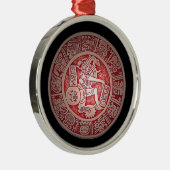 De Maya Deluxe kerstversiering Metalen Ornament (Rechts)