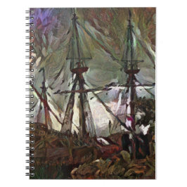 De Mayflower 2 in A.I.-kunst Notitieboek