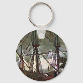 De Mayflower 2 in A.I.-kunst Sleutelhanger