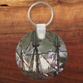 De Mayflower 2 in A.I.-kunst Sleutelhanger (Voorkant)