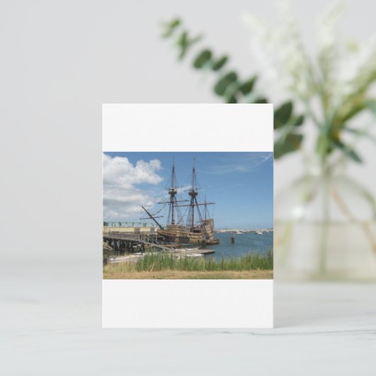 De Mayflower Briefkaart (Staand voorkant)