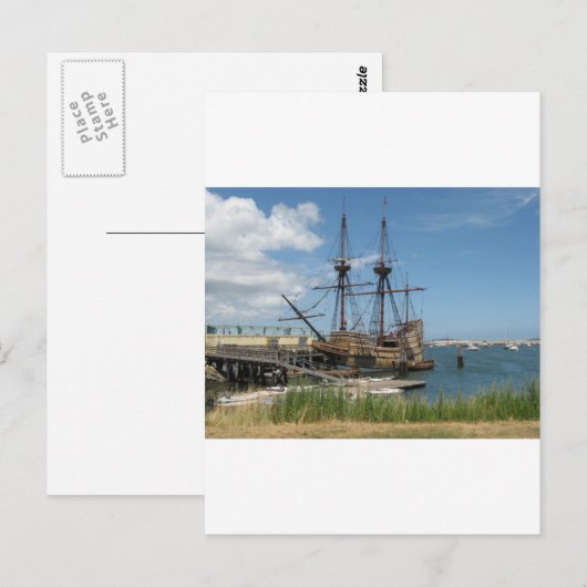 De Mayflower Briefkaart (Voorkant / Achterkant)