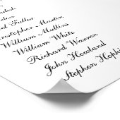 De Mayflower Compact met handtekeningen Poster (Hoek)