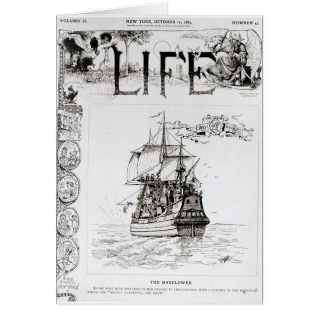 De Mayflower, dekmantel van 'Life' (Voorkant)