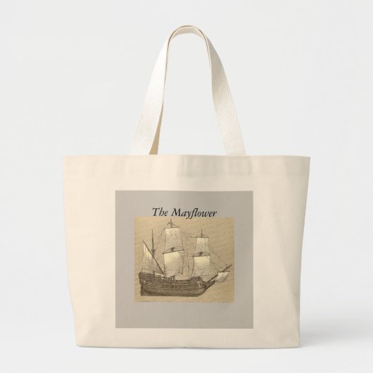 De Mayflower Grote Tote Bag (Voorkant)