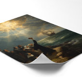 De Mayflower landing bij Plymouth - 1620 Poster (Hoek)