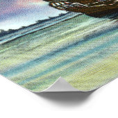 De Mayflower Landing op 1620 Scene Poster (Hoek)