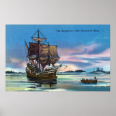 De Mayflower Landing op 1620 Scene Poster (Voorkant)