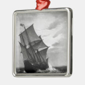 De Mayflower Metalen Ornament (Links)