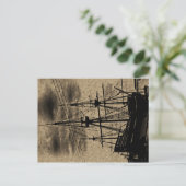 De Mayflower Ship Briefkaart zonder been (Staand voorkant)