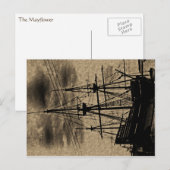 De Mayflower Ship Briefkaart zonder been (Voorkant / Achterkant)