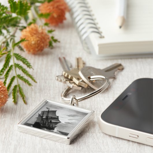 De Mayflower Sleutelhanger (Zijkant)