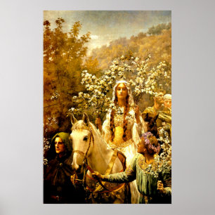 De Maying van Queen Guinevere Poster
