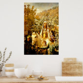 De Maying van Queen Guinevere Poster (Keuken)