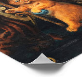 De Maypole van Louis Wain Poster (Hoek)