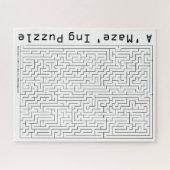 De "Maze"-puzzel Legpuzzel (Horizontaal)